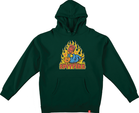 SPITFIRE DEMONSEED HOODIE XLARGE-ALPINE GREEN