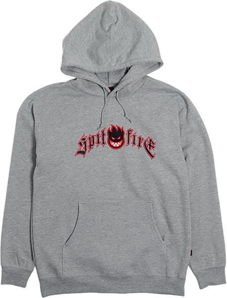 SPITFIRE IMMORTAL FIRE EMB HOODIE MEDIUM-HEATHER GREY