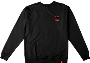 SPITFIRE LIL BIGHEAD FILL CREWNECK SWEATSHIRT XLARGE-BLK/BLK/RED/WHT
