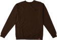SPITFIRE LIL ETERNAL EMB CREWNECK SWEATSHIRT  XLARGE BRN/BLK