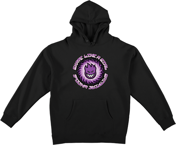 SPITFIRE SKATE LIKE A GIRL 25 YEAR CLASSIC HOODIE MEDIUM BLK