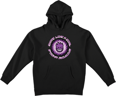 SPITFIRE SKATE LIKE A GIRL 25 YEAR CLASSIC HOODIE XLARGE BLK