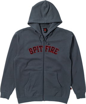 SPITFIRE SPITBALL ZIP HOODIE MEDIUM CHARCOAL