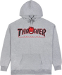 THRASHER SF BIG HEAD OUTLINE HOODIE SWEATSHIRT XLARGE ASH