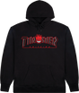 THRASHER SF BIG HEAD OUTLINE HOODIE SWEATSHIRT XLARGE BLACK