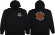 THRASHER SF CLASSIC SWIRL HOODIE SWEATSHIRT LARGE BLACK