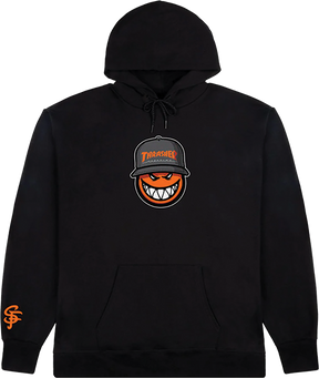 THRASHER SF LOC HOODIE SWEATSHIRT XLARGE BLACK