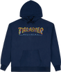 THRASHER SPANKY LONG SMILE HOODIE SWEATSHIRT MEDIUM-NAVY