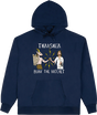 THRASHER TOY MACHINE BTH HOODIE SWEATSHIRT SMALL-NAVY