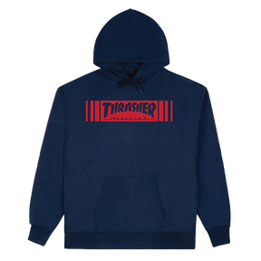 THRASHER BAR HOODIE SMALL NAVY