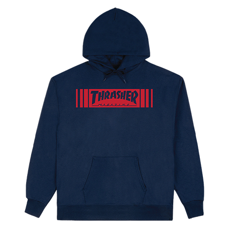 THRASHER BAR HOODIE LARGE NAVY
