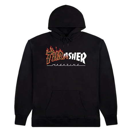 THRASHER IGNITE HOODIE LARGE BLACK