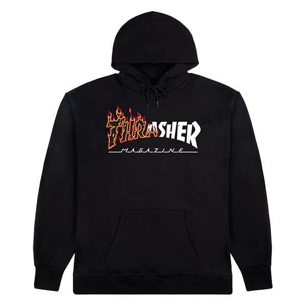 THRASHER IGNITE HOODIE XLARGE BLACK