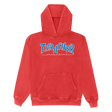 THRASHER PARRA MAG VINTAGE HOODIE LARGE RED