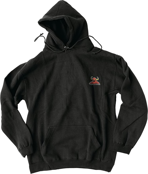 TOY MACHINE MONSTER EMBROIDERED HD/SWT SMALL BLACK