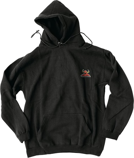 TOY MACHINE MONSTER EMBROIDERED HD/SWT SMALL BLACK