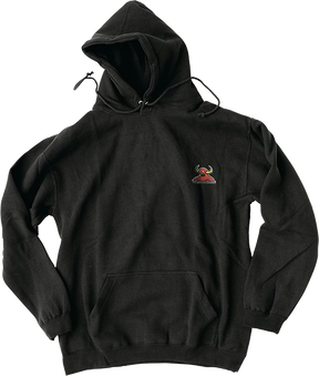 TOY MACHINE MONSTER EMBROIDERED HD/SWT MEDIUM BLACK