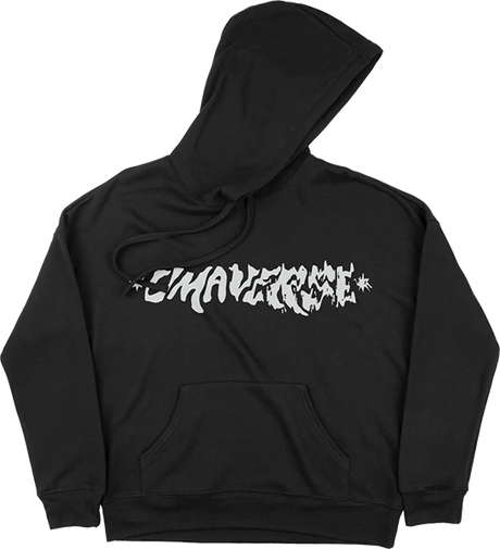 UMAVERSE GLITCH HOODIE MEDIUM BLACK