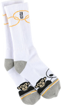 ALIEN WORKSHOP MISSING LINK CREW SOCKS WHT 1pr