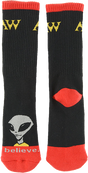 ALIEN WORKSHOP VISITOR CREW SOCKS BLACK 1pr