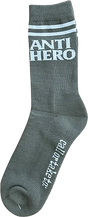 ANTI HERO BLACK HERO IF FOUND CREW SOCKS GRAY/WHITE