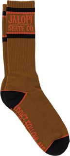 ANTI HERO I'M LOST TOO CREW SOCK BROWN/ORG/BLK