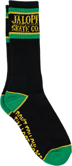 ANTI HERO I'M LOST TOO CREW SOCK BLK/GRN/YEL