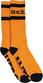 ANTI HERO SOCK LOGO CREW SOCK ORANGE/BLACK