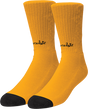 CHOCOLATE LOST CHUNK SOCKS GOLD/BLK 1pr