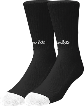CHOCOLATE LOST CHUNK SOCKS BLACK WHT 1pr