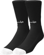 CHOCOLATE LOST CHUNK SOCKS BLACK WHT 1pr