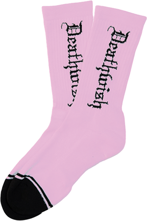 DEATHWISH DEATH CREW SOCKS PINK