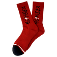 DW DEATHSPRAY CHERRY SOCKS RED