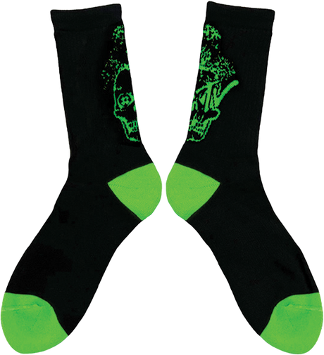 DEATHWISH DEATH TV CREW SOCKS BLACK
