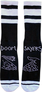 DOOM SAYERS SNAKE SHAKE CREW SOCKS BLK/WHT 1 pair