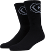 FOUNDATION STAR AND MOON SOCKS BLACK 1pr