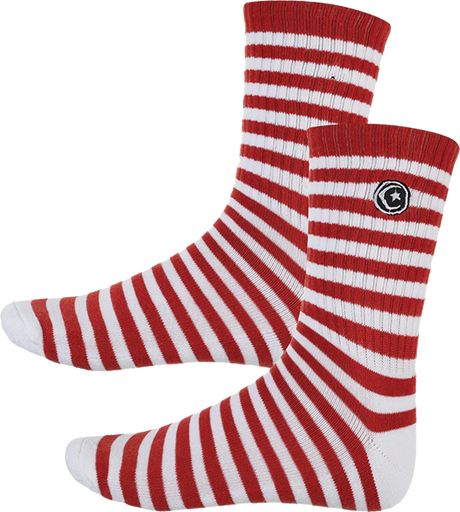 FOUNDATION STRIPED STAR & MOON SOCKS SIENNA 1pr