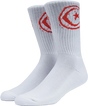 FOUNDATION STAR & MOON CREW SOCK WHITE