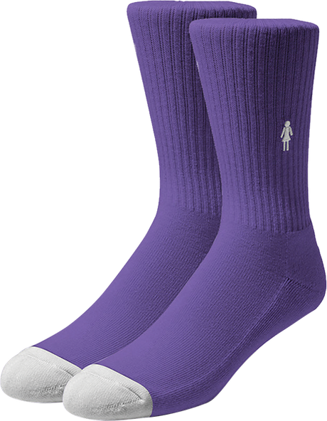 GIRL OG CREW SOCKS PURPLE