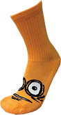 HEROIN BIG EGG CREW SOCKS NEON ORG