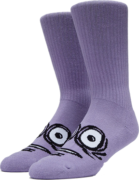 HEROIN BIG EGG CREW SOCKS LAVENDER