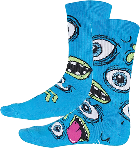 HEROIN MUTANT CREW SOCKS BLUE