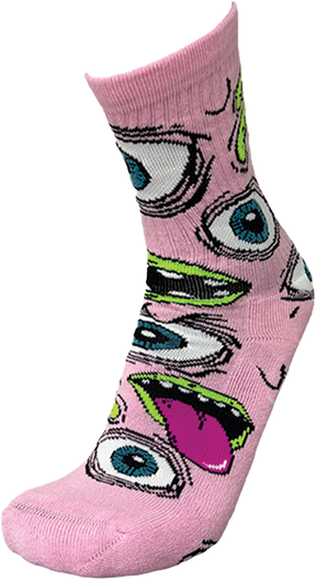 HEROIN MUTANT CREW SOCKS PINK