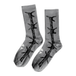 OPERA BARBWIRE CREW SOCKS GREY 1PR