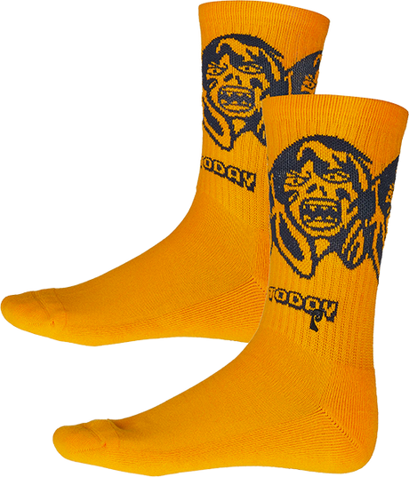 PSOCKADELIC NOT TODAY CREW SOCKS
