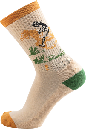 PSOCKADELIC OUT TO LUNCH CREW SOCK
