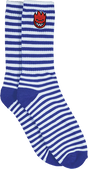 SPITFIRE BIGHEAD FILL STRIPE EMB CREW SOCK BLUE/WHITE