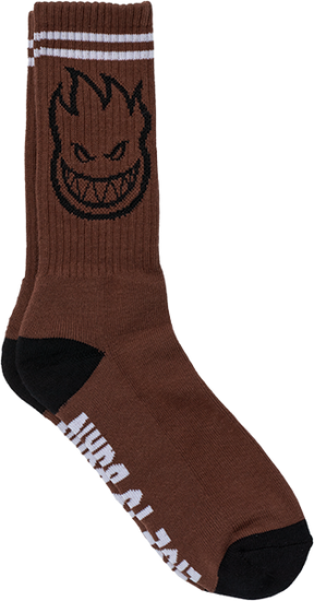 SPITFIRE BIGHEAD CREW SOCK DK.RED/BLK/WHT