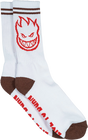 SPITFIRE BIGHEAD CREW SOCK WHT/BURGUNDY/RED