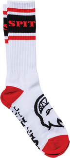 SPITFIRE CLASSIC '87 BIGHEAD CREW SOCK WHT/RED/BLK